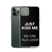 Just Kiss Me (Funny) iPhone Case