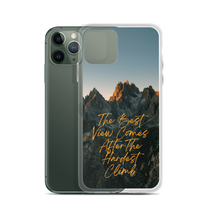 The Best View Comes iPhone Case