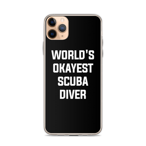 World's Okayest Scuba Diver Clear Case for iPhone®