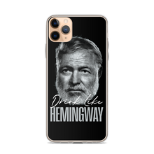 Drink Like Hemingway Portrait Clear Case for iPhone®