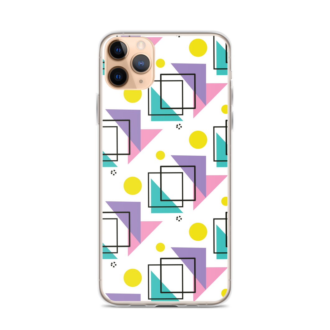 Memphis Colorful Pattern 02 iPhone® Phone Case