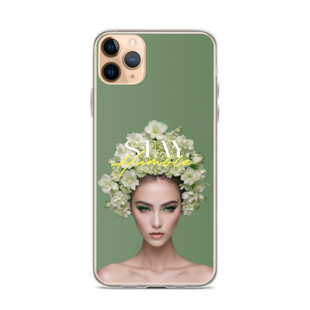 Stay Humble Female Flower Art iPhone® Phone Case