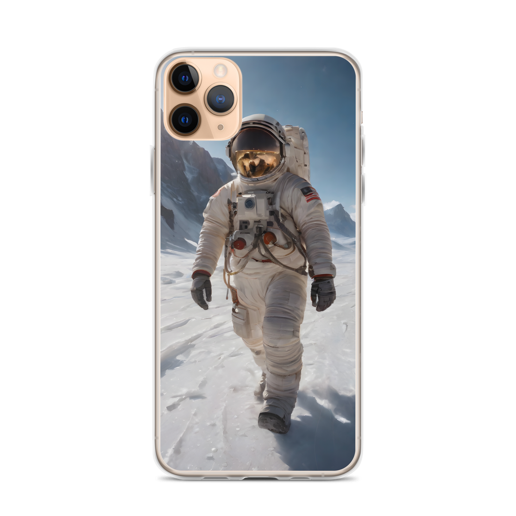 Astronaut Snow iPhone Case