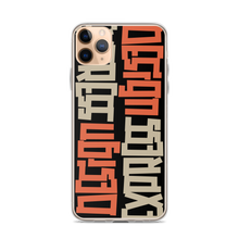 Design Express Typography iPhone Case