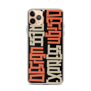 Design Express Typography iPhone Case