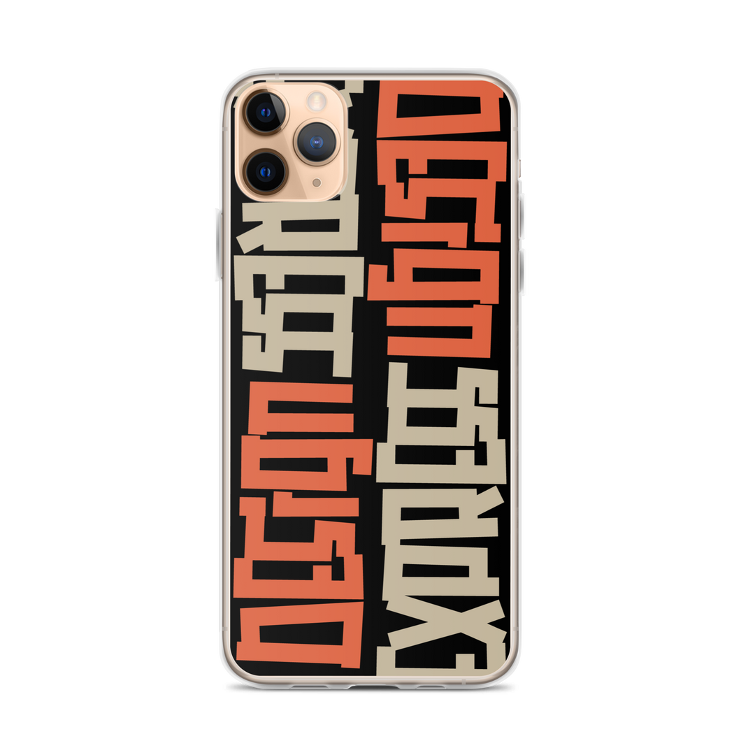 Design Express Typography iPhone Case