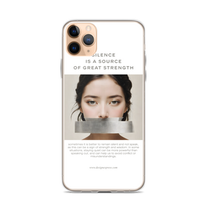 Silence Lao Tzu iPhone Case