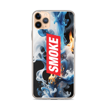 Blue Smoke Fire iPhone Case