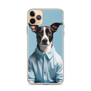 Sad Dog Blue iPhone Case