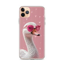 Cute Pink Swan iPhone Case