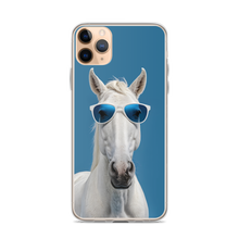 Cool Blue Horse iPhone Case