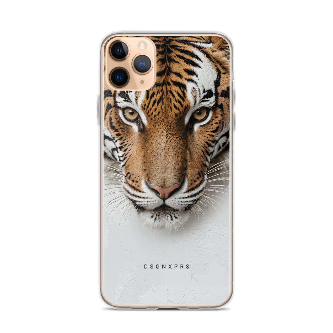 Silent Tiger Head iPhone Case