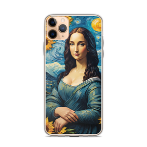 Monalisa Painting in Van Gogh Style iPhone Case