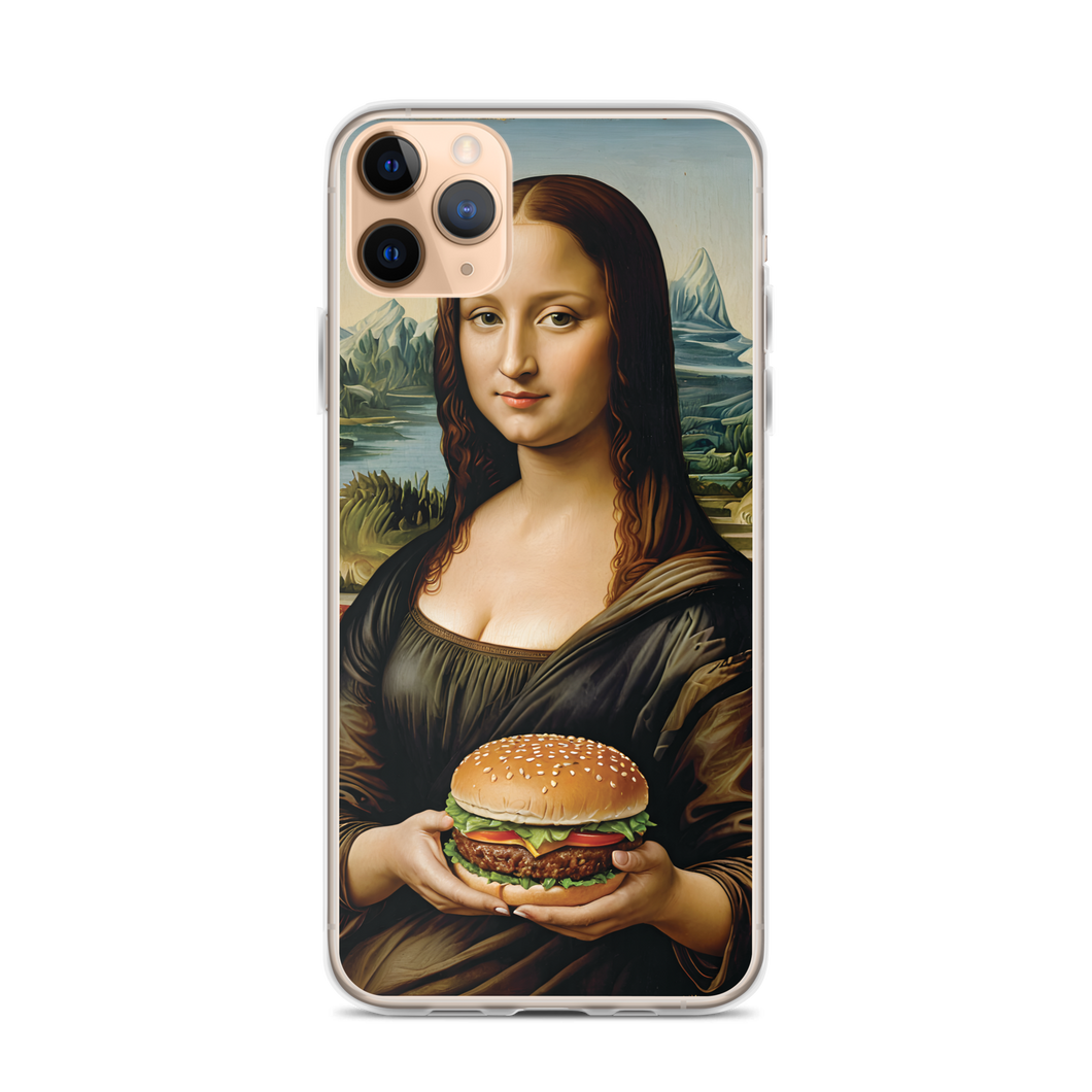 Monalisa Burger iPhone Case