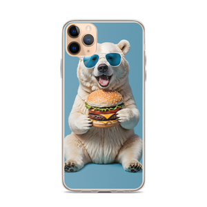 Polar Bear and Burger iPhone Case