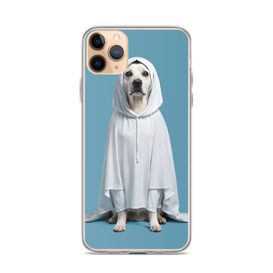 Dog in Ghost Costume iPhone Case