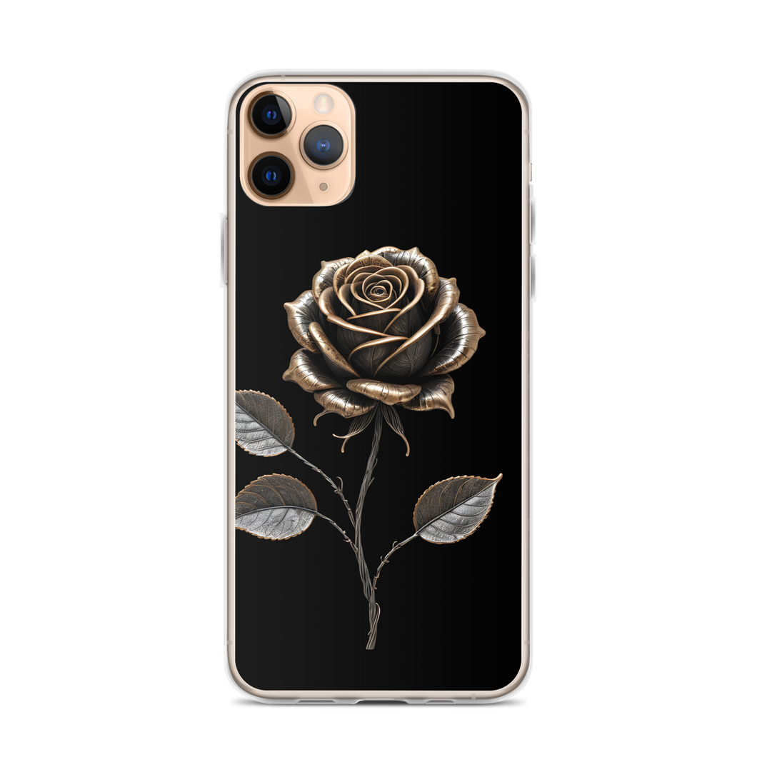 Rose Copper Art iPhone Case