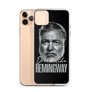 Drink Like Hemingway Portrait Clear Case for iPhone®