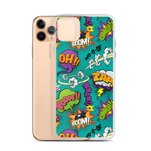 Comic Text Pattern iPhone Case