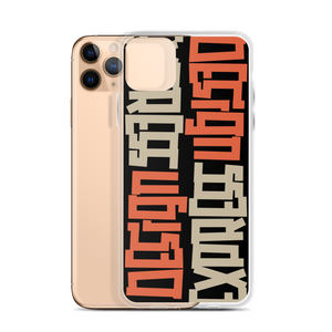 Design Express Typography iPhone Case