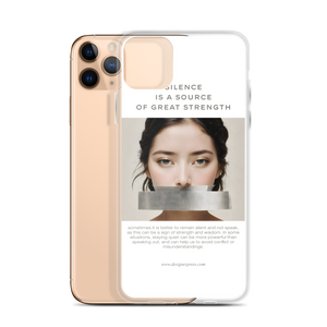 Silence Lao Tzu iPhone Case