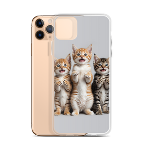 Funny Tripple Cats iPhone Case