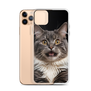 Shocked Cat Face iPhone Case