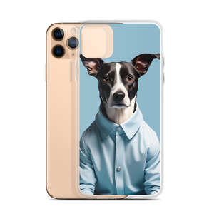 Sad Dog Blue iPhone Case