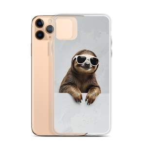 Cool Smiling Sloth iPhone Case