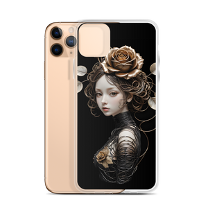 Lady Rose Copper Wire Art iPhone Case