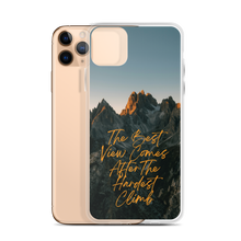 The Best View Comes iPhone Case