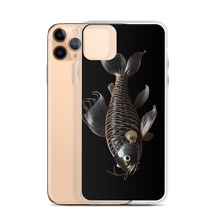 Minimalism Copperplate Art Fish iPhone Case