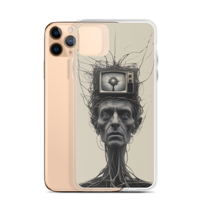 Brain Wash by Media iPhone Case