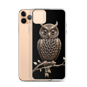 Owl Copper Art iPhone Case