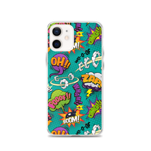 Comic Text Pattern iPhone Case