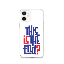 IS/THIS IS THE END? Navy Red iPhone Phone Case