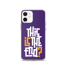 IS/THIS IS THE END? Purple Yellow Reverse iPhone Phone Case