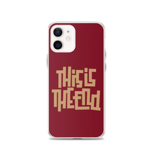 THIS IS THE END? Burgundy iPhone Phone Case