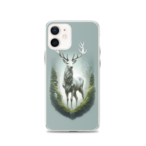 Green White Deer iPhone Case