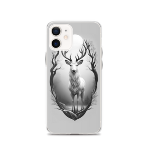 The Grayscale Deer iPhone Case