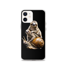 Sloth Riding A Snail iPhone Case