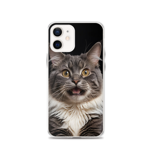 Shocked Cat Face iPhone Case