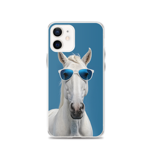 Cool Blue Horse iPhone Case