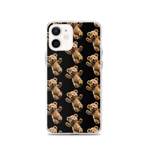 Happy Teddy Bear Pattern iPhone Case