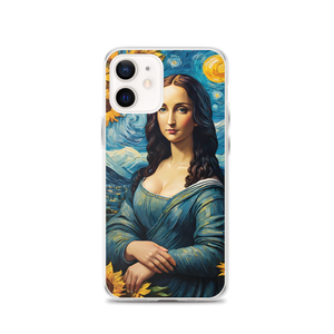 Monalisa Painting in Van Gogh Style iPhone Case