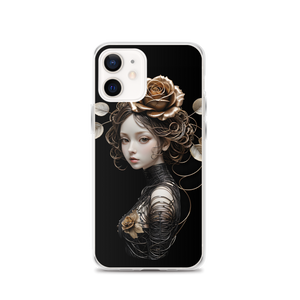 Lady Rose Copper Wire Art iPhone Case