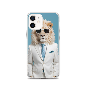 Funky White Lion iPhone Case