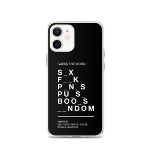 Guess The Word (Funny) iPhone Case