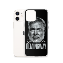 Drink Like Hemingway Portrait Clear Case for iPhone®