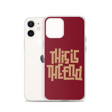 THIS IS THE END? Burgundy iPhone Phone Case